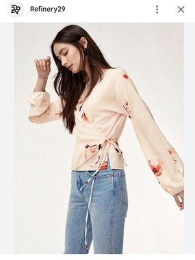 Wilfred Lillia Wrap Blouse Medium